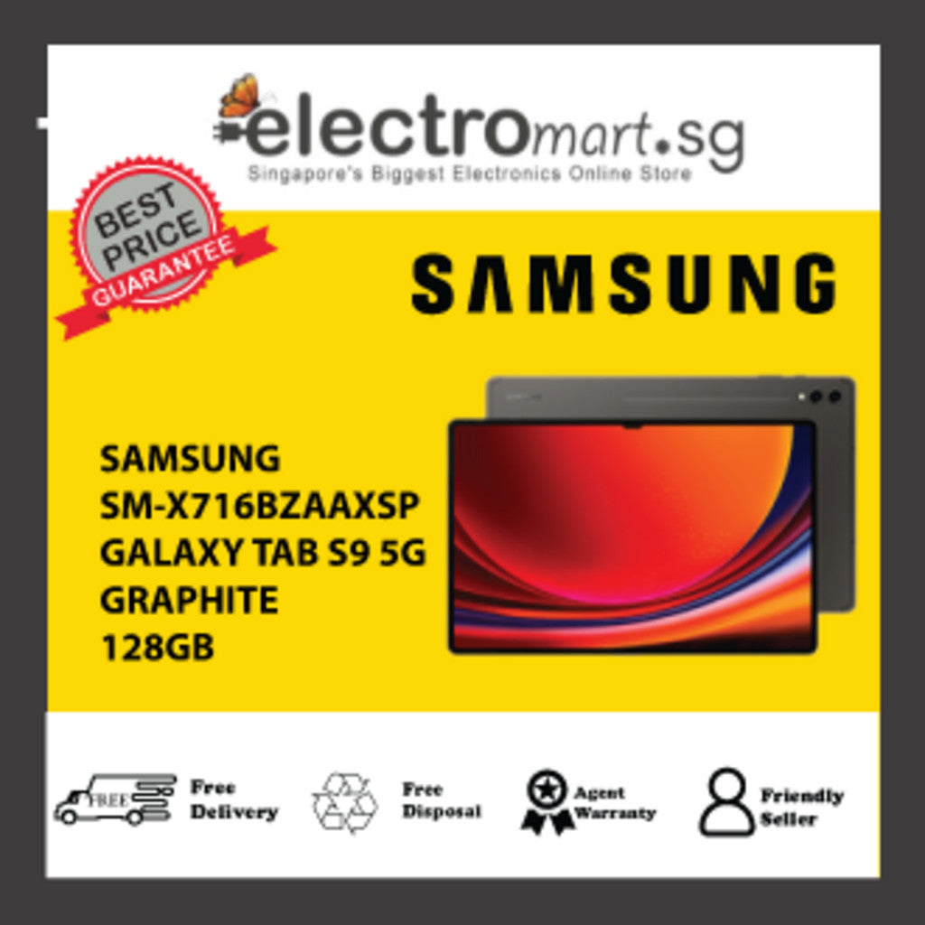 SAMSUNG SM-X716BZAAXSP 128GB GALAXY TAB S9 5G GRAPHITE