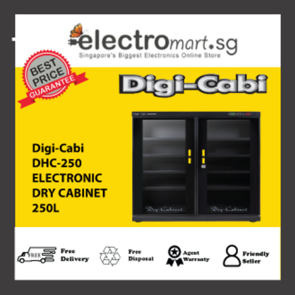 Digi-Cabi DHC-250 WIDE ELECTRONIC DRY CABINET 250L