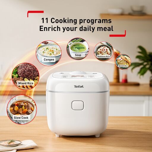 TEFAL RK7711 Delirice Fuzzy Logic Rice Cooker (1.8L)