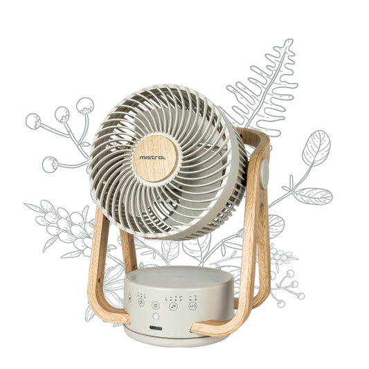 MISTRAL MHV840R-G DC High Velocity Fan with Remote 8”