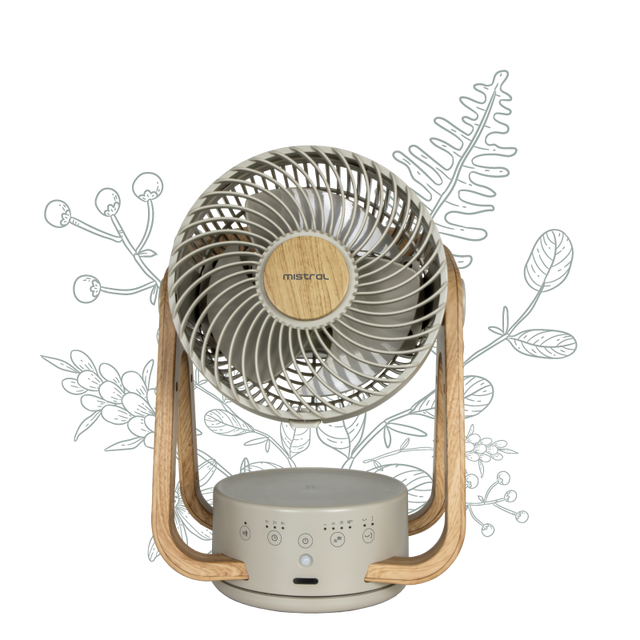 MISTRAL MHV840R-G DC High Velocity Fan with Remote 8”