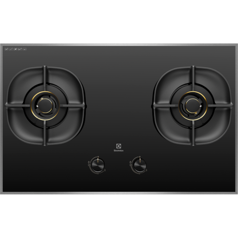 ELECTROLUX EHG8250BEP built-in gas hob with 2 cooking zones (PUB) 80cm