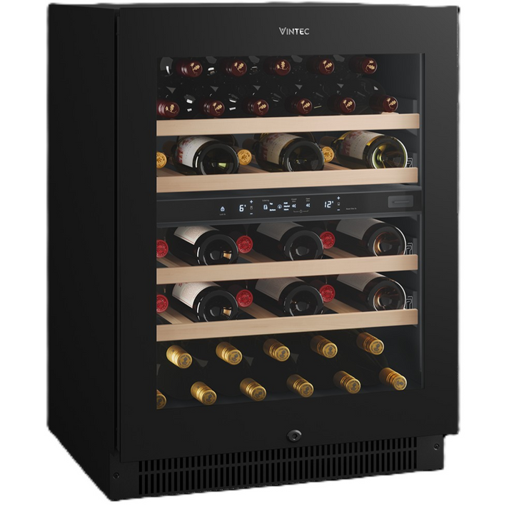 VINTEC VWD820SCB-X Dual-Zone Wine Chiller 40 Bottles