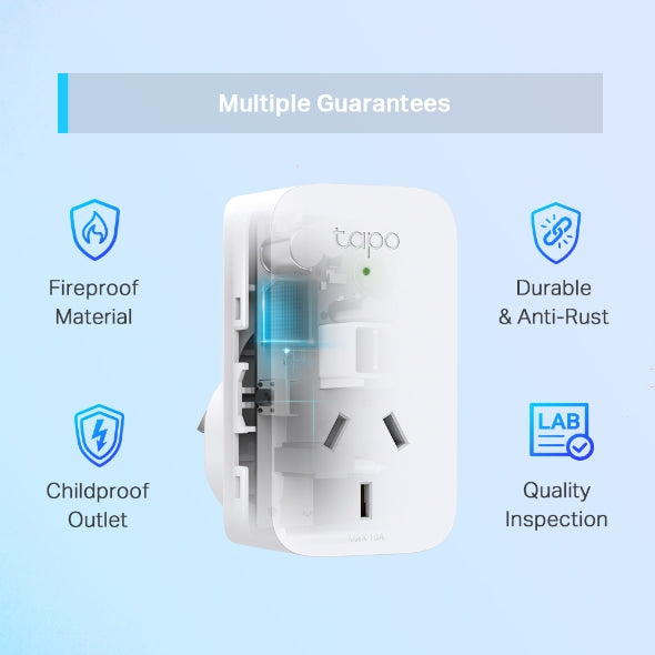 TP-LINK TAPO P110 MINI SMART WIFI SOCKET WITH ENERGY MONITORING (1PACK)