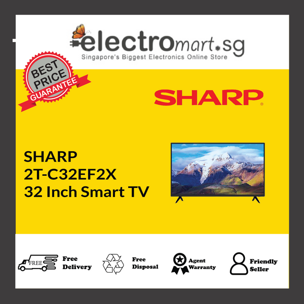 SHARP 2T-C32EF2X 32 Inch Smart TV