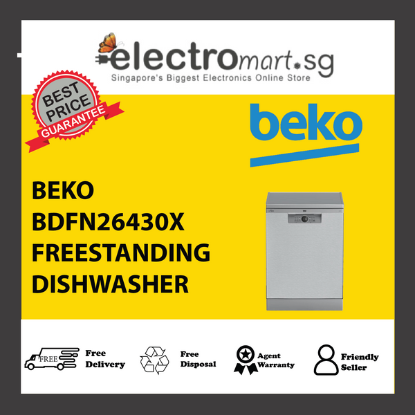 BEKO BDFN26430X FREESTANDING  DISHWASHER