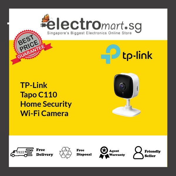 TP-Link Tapo C110 Home Security  Wi-Fi Camera