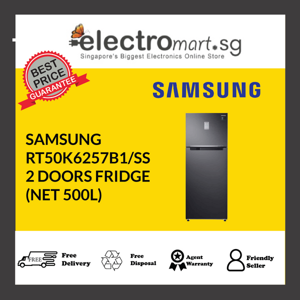 Samsung RT50K6257B1/SS Twin Cooling Plus™ Top Mount Freezer