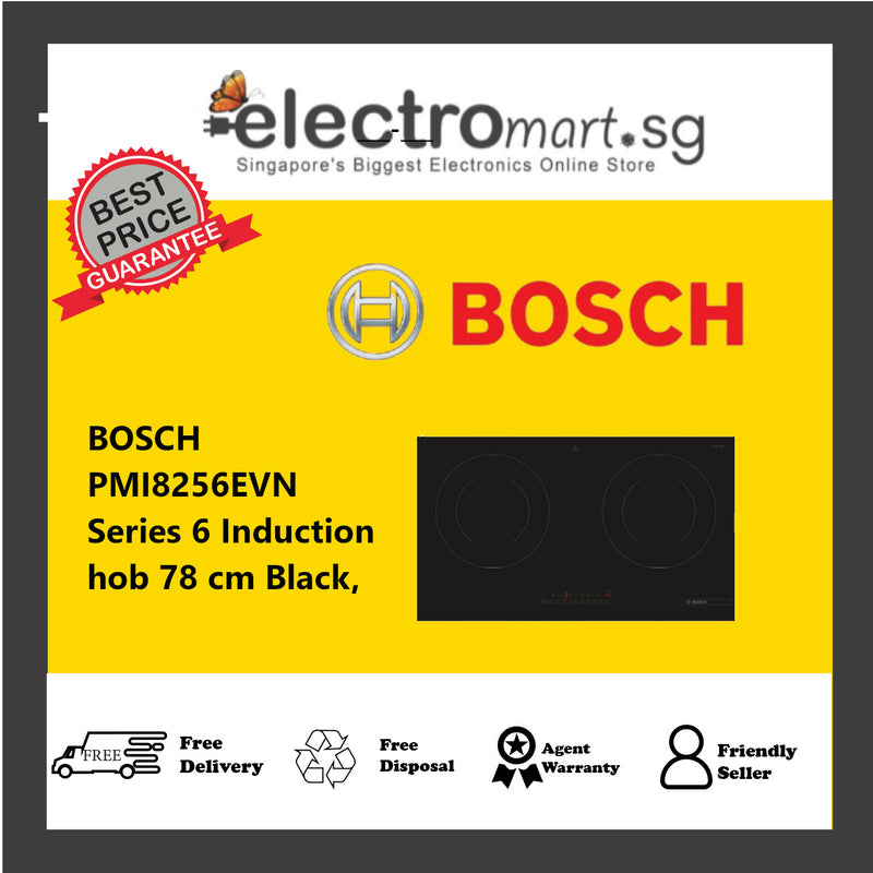 BOSCH PMI8256EVN Series 6 Induction hob 78 cm Black,