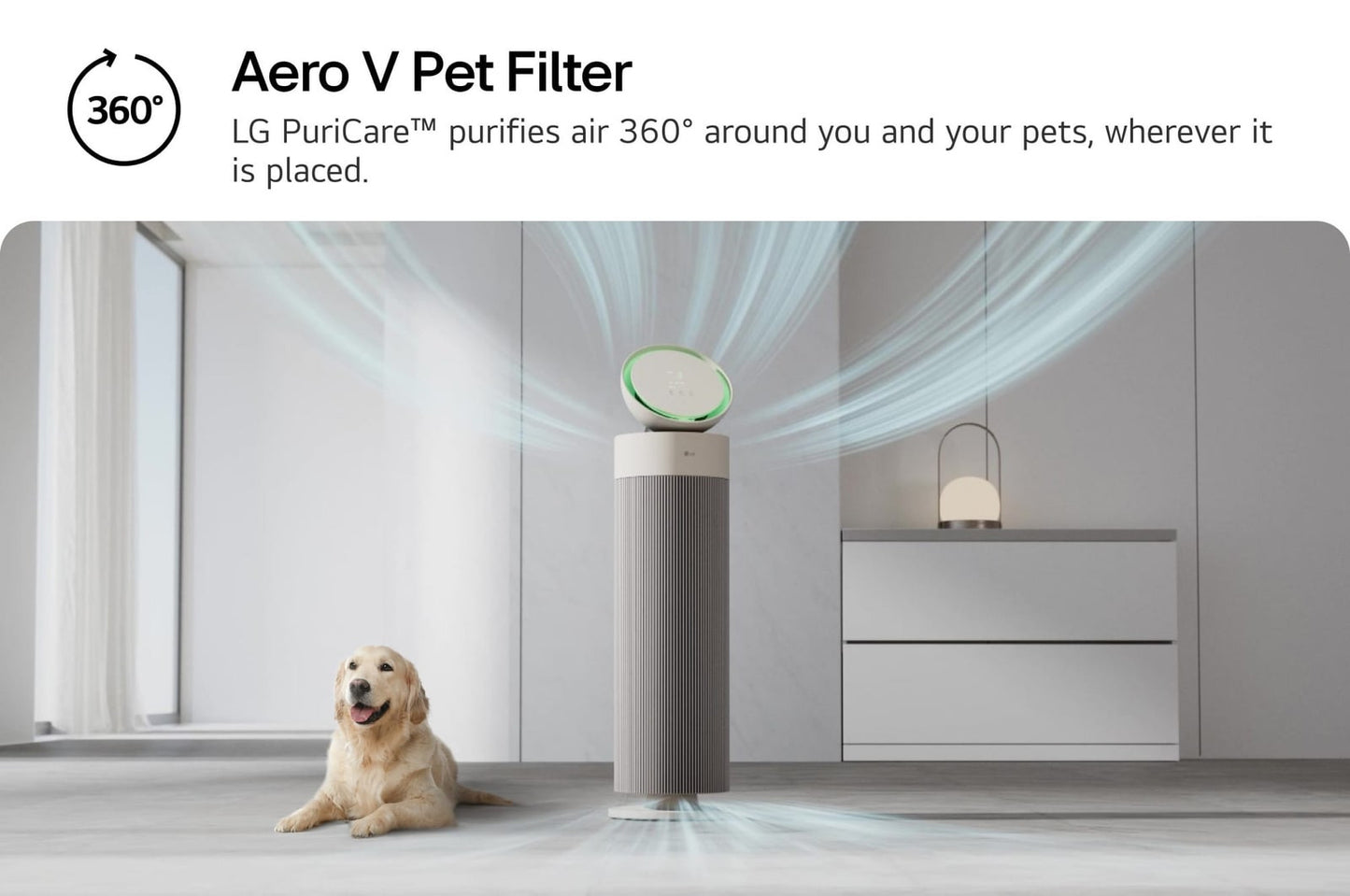 LG AS55GGSY0.AHK PuriCare™ AeroBooster Air Purifier (Pet Version)