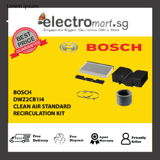 BOSCH DWZ2CB1I4 Clean Air Standard recirculation kit