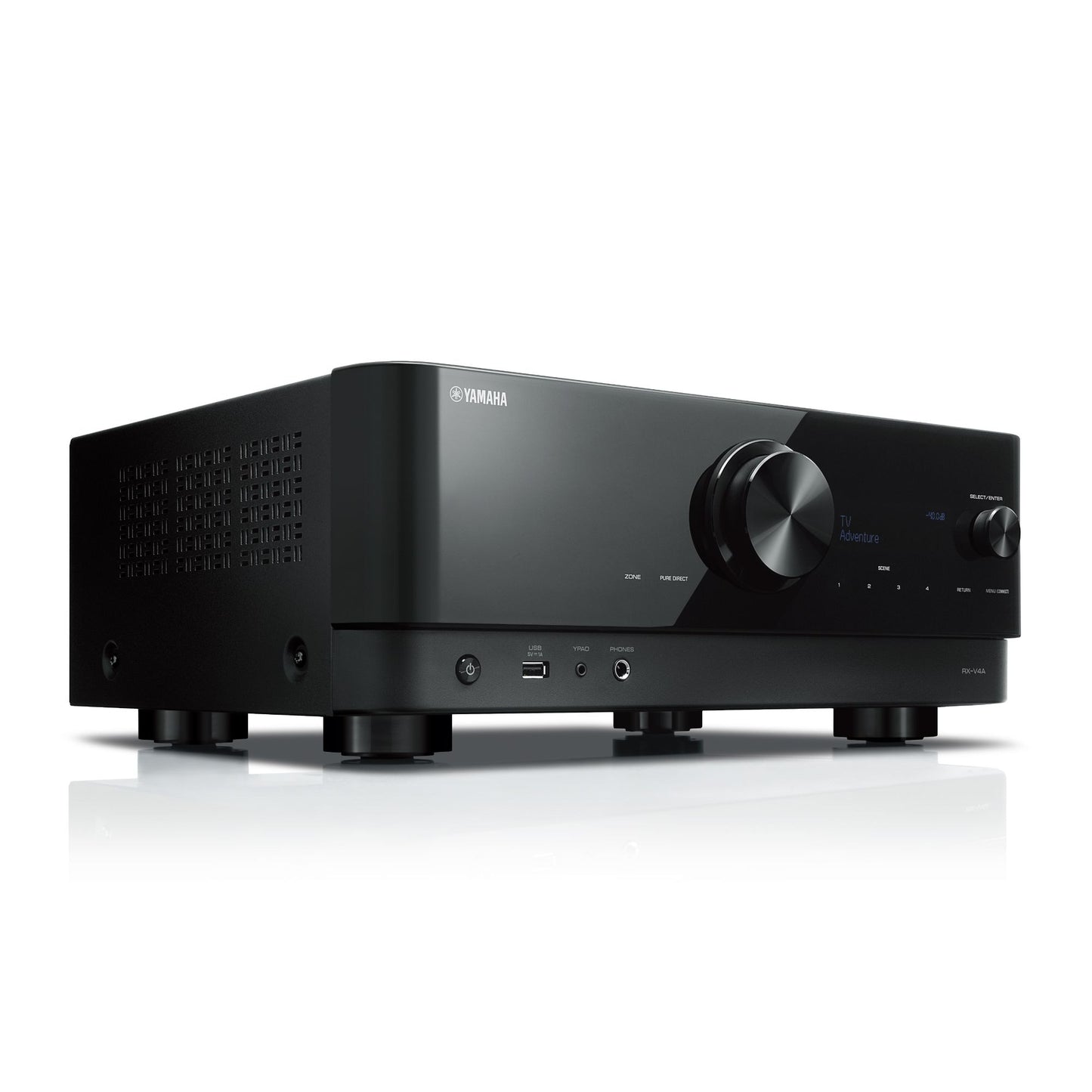 YAMAHA RX-V4A (BL) V4A - 5.2 ch AV  receiver with  CINEMA DSP  3D