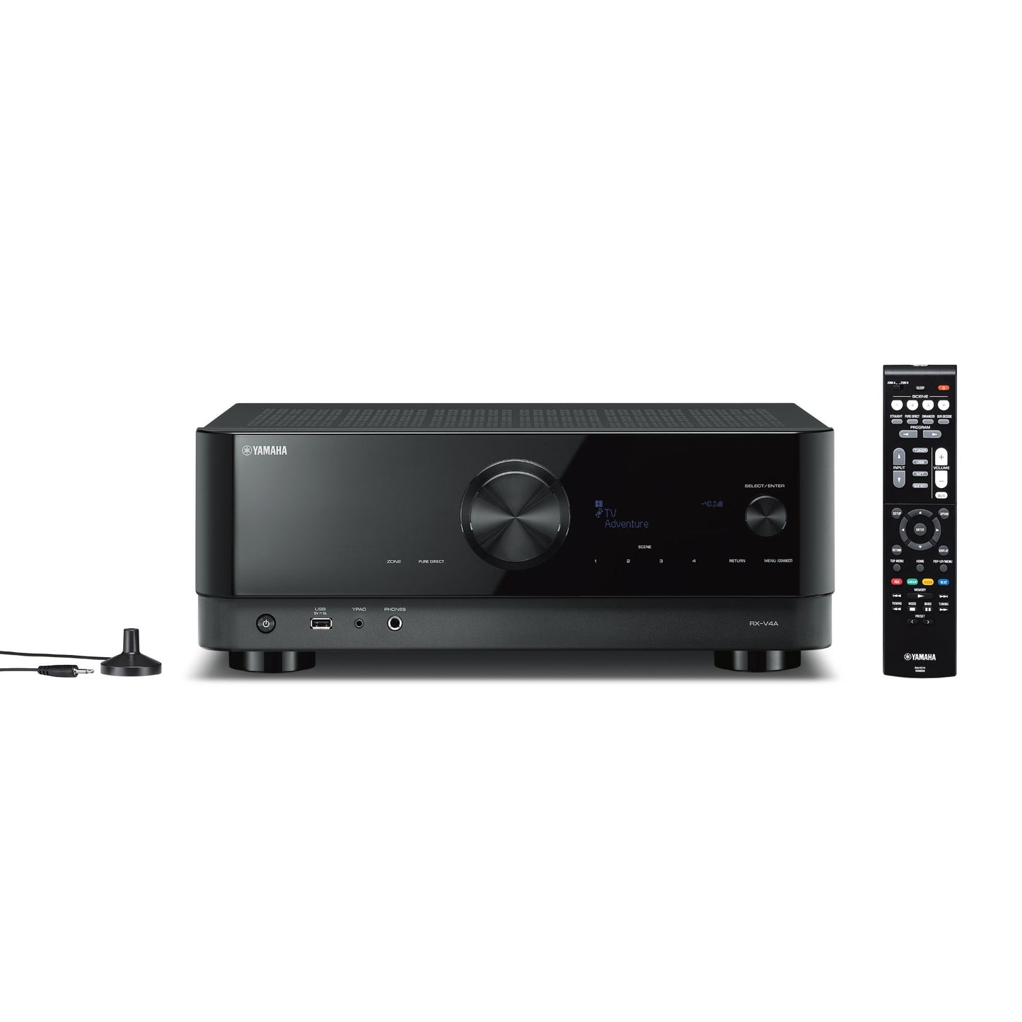 YAMAHA RX-V4A (BL) V4A - 5.2 ch AV  receiver with  CINEMA DSP  3D