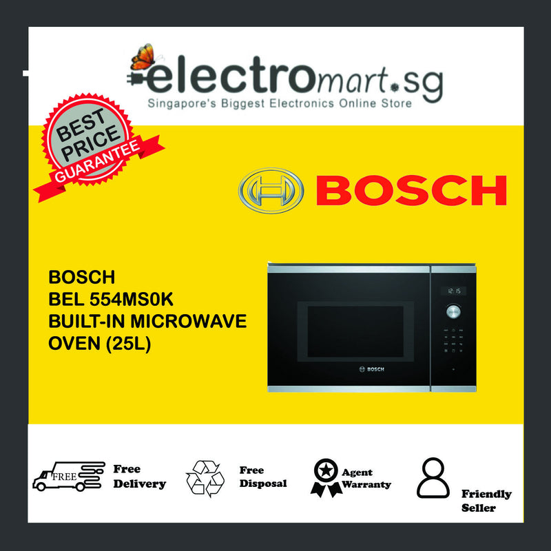 BOSCH BEL554MS0K BUILT-IN MICROWAVE OVEN (25L) (EXCLUDE INSTALLATION)