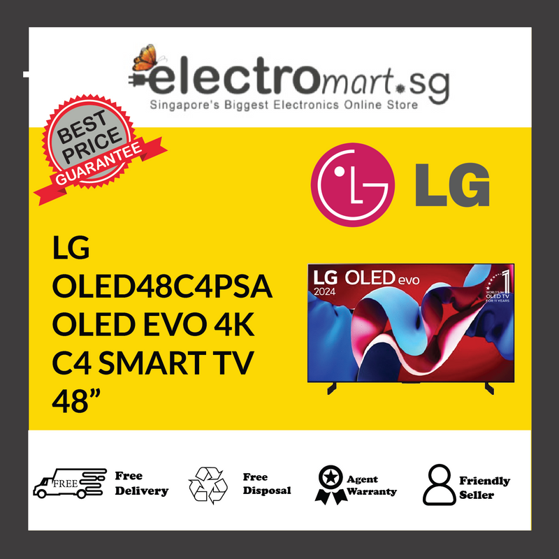 LG OLED48C4PSA OLED EVO 4K C4 SMART TV 48”