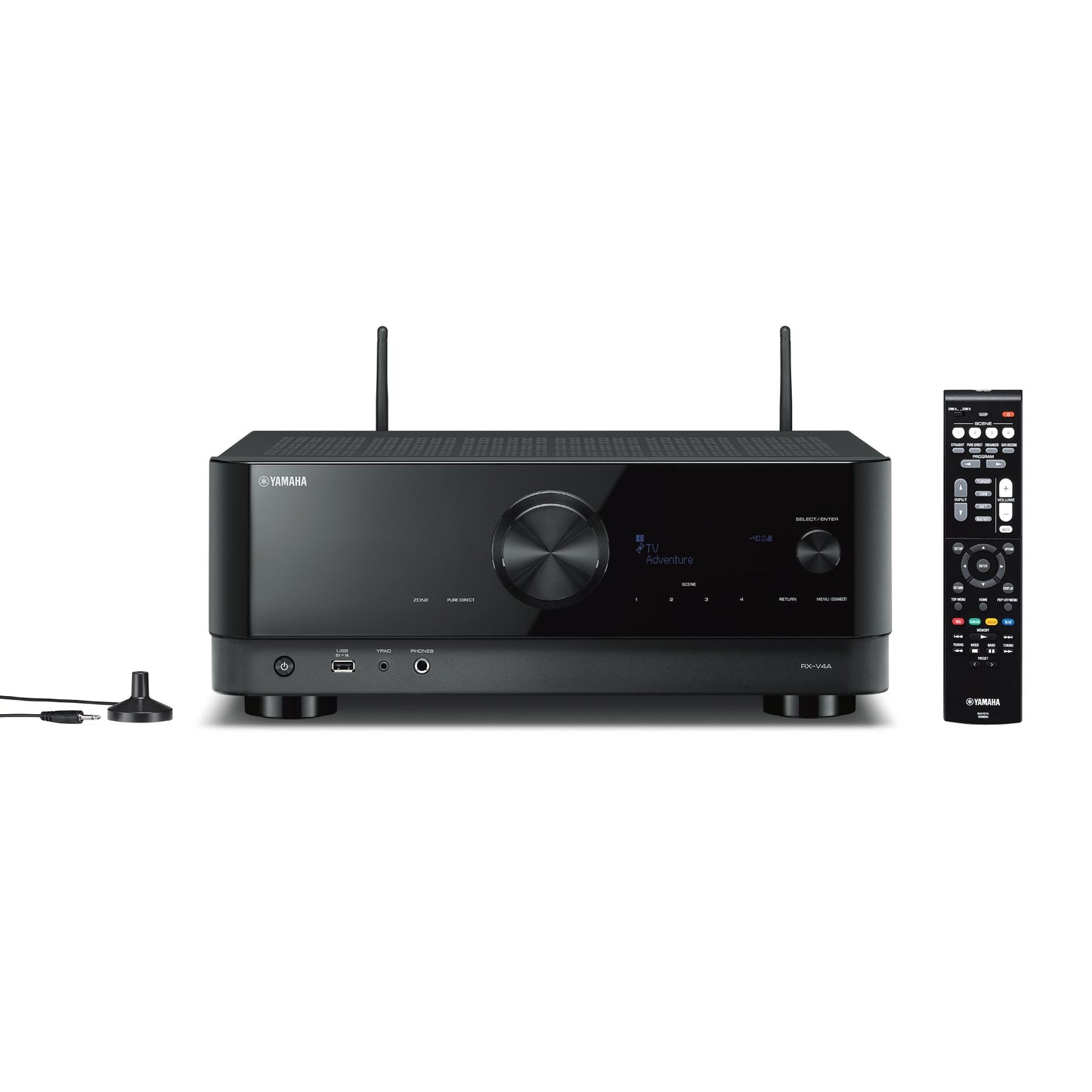 YAMAHA RX-V4A (BL) V4A - 5.2 ch AV  receiver with  CINEMA DSP  3D