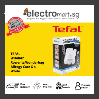 TEFAL WB4847 Rowenta Wonderbag Allergy Care X 4 , White