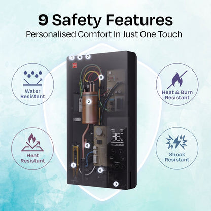 KDK TG3BL1 Instant Water Heater with One Knob Simple Control