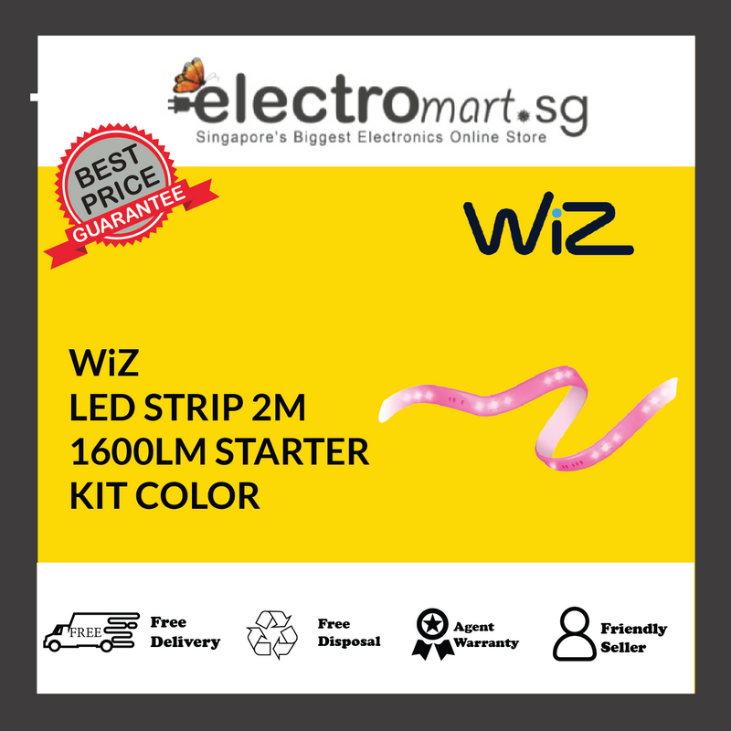 WiZ LED STRIP 2M 1600LM STARTER KIT COLOR