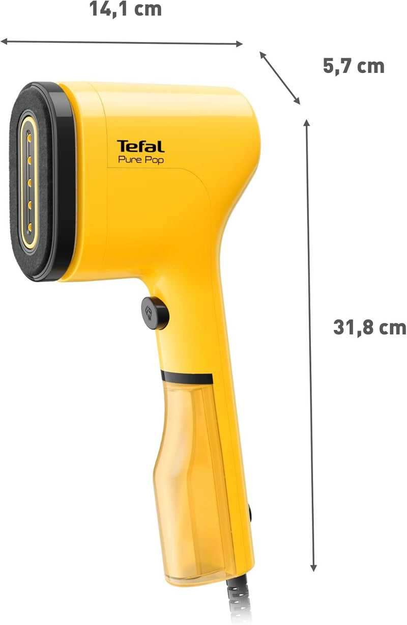 TEFAL DT2026  70ml Detachable Water Tank, Travel Iron, Garment Steamer, Yellow