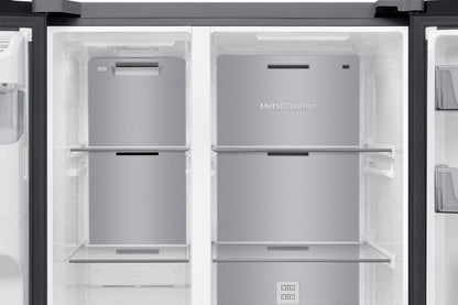 SAMSUNG RS70F65K3FSS SIDE-BY-SIDE FRIDGE 635L