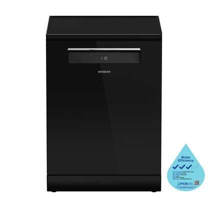 HITACHI HDF-F158CVGB Freestanding Dishwasher