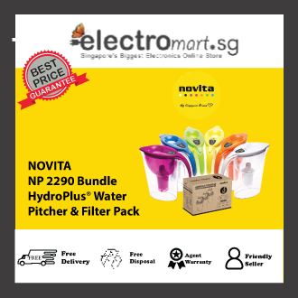 NOVITA NP 2290 Bundle HydroPlus® Water Pitcher & Filter Pack