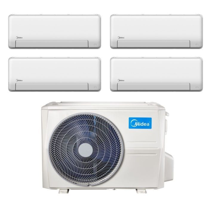 MIDEA SYSTEM 4 AIRCON-W/WIFI MAE-4M30E/2XMSEID-09/1XMSEID-12/1XMSEID-24 2x9000, 1x12000, 1x24000 BTU