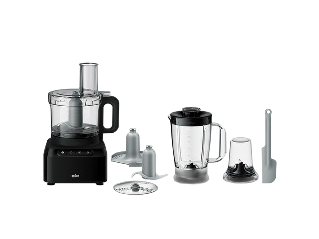 BRAUN FP3132BK PureEase Food Processor - Black