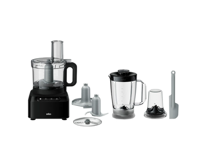BRAUN FP3132BK PureEase Food Processor - Black