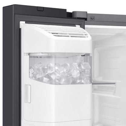 SAMSUNG RS90F65D3FSS SIDE-BY-SIDE FRIDGE 615L
