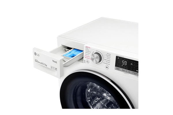 LG FV1285H4W AI Direct Drive  Front Load Washer  Dryer 8.5/5kg