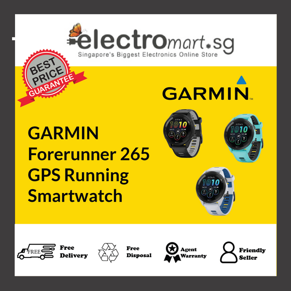 GARMIN Forerunner 265 GPS Running Smartwatch