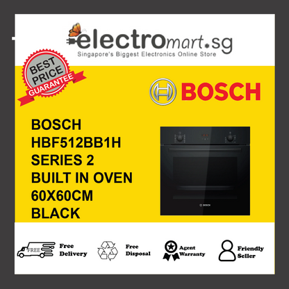 BOSCH HBF512BB1H Series 2 Built-in oven 60 x 60cm
