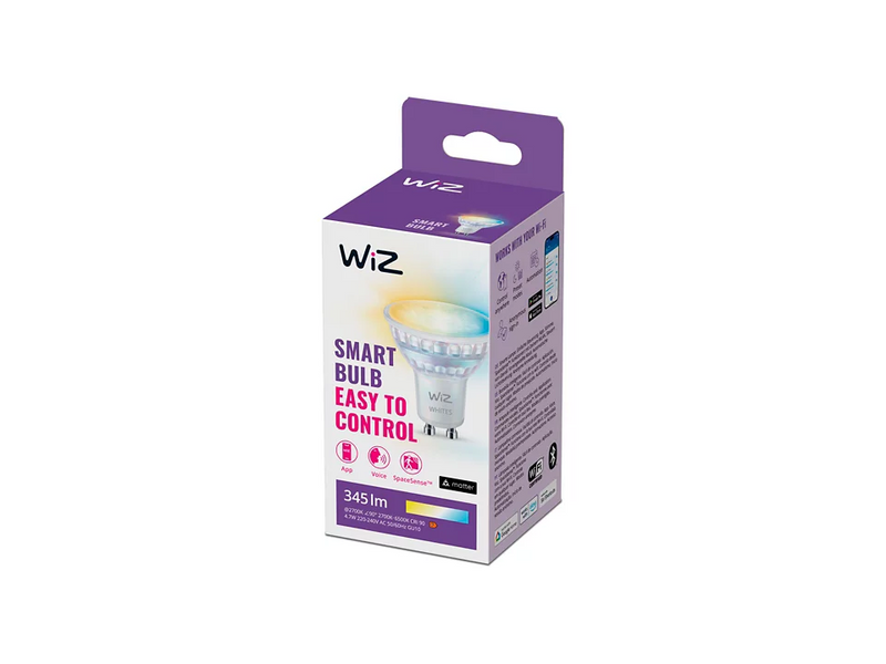 WiZ BLE 4.7W GU10 GLASS BULB 345 LM WHITE