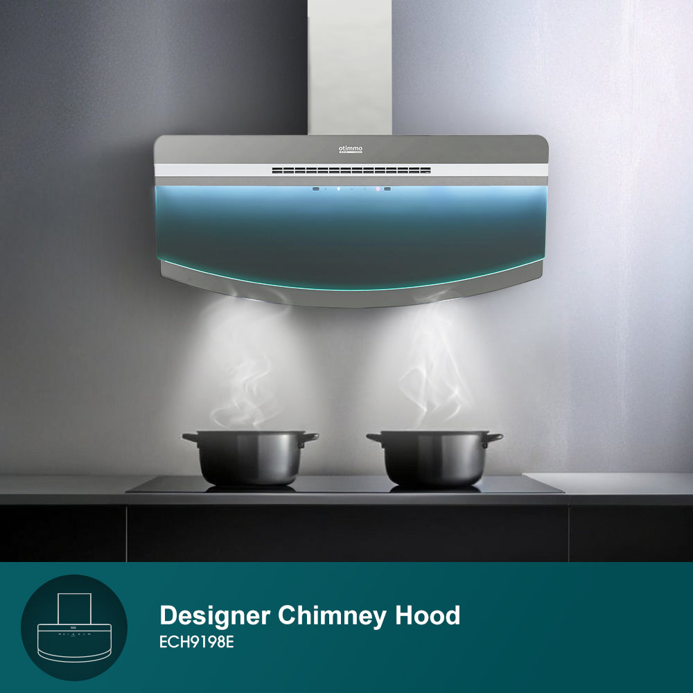 EUROPACE ECH9198E Designer Chimney Hood 90cm
