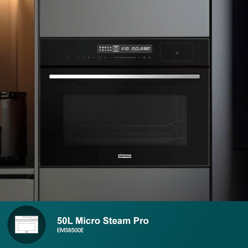 EUROPACE EMS8500E Micro Steam Pro 4-in-1 Microwave Steam Oven