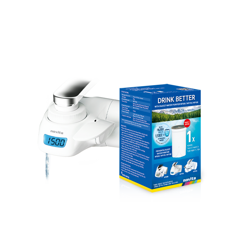 NOVITA NP 190 Faucet Water Purifier & Filter Pack
