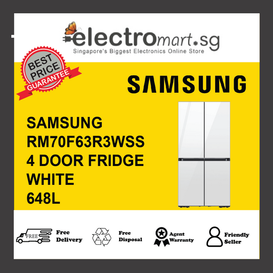 SAMSUNG RM70F63R3WSS 4-DOOR FRIDGE- 648L