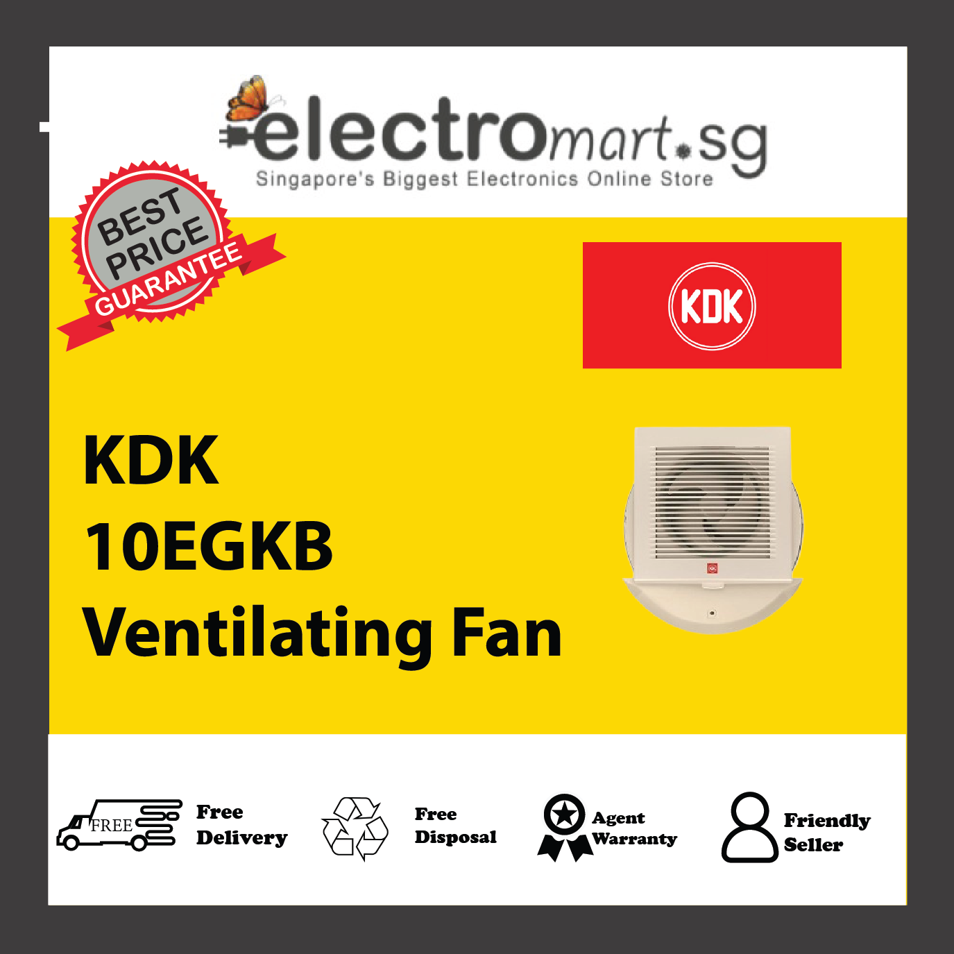 KDK 10EGKB Ventilating Fan