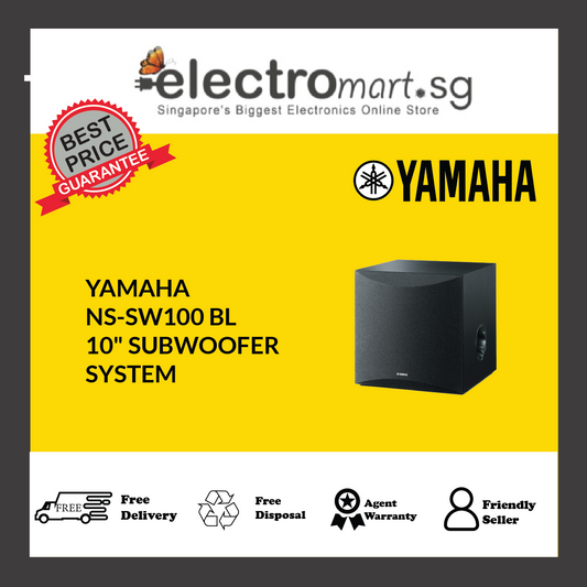 YAMAHA NS-SW100 BL 10" SUBWOOFER  SYSTEM