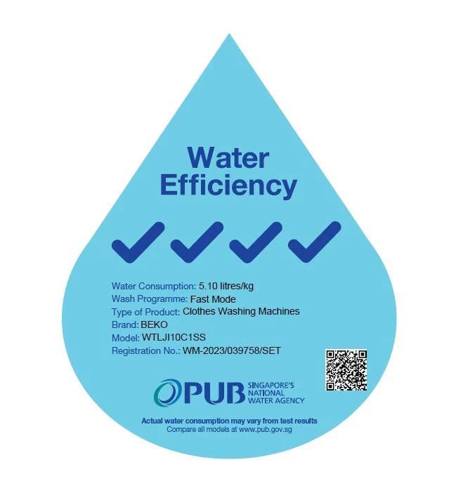 BEKO WTLJI10C1SS Top Load Washer 10kg