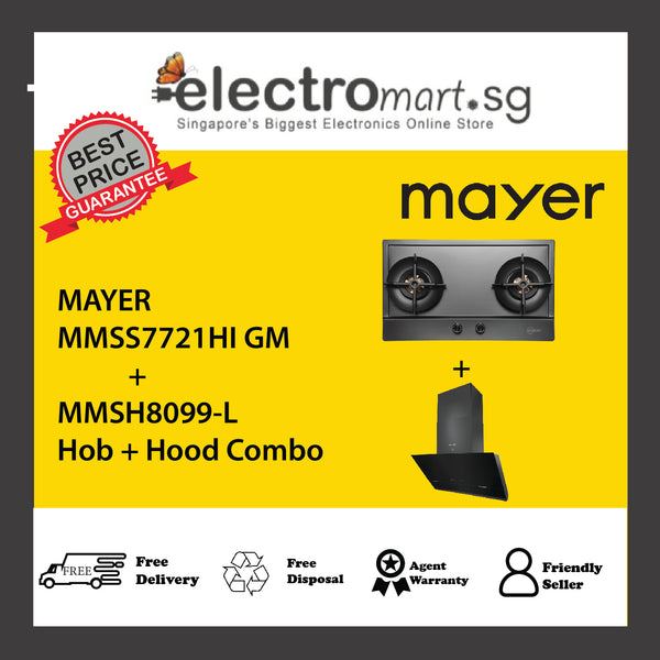Mayer MMSS7721HI  + MMSH8099-L  Hob + Hood Combo
