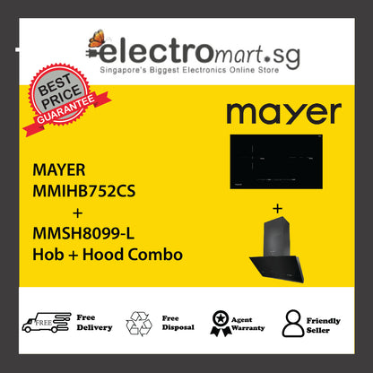 Mayer MMIHB752CS  + MMSH8099-L Hob + Hood Combo