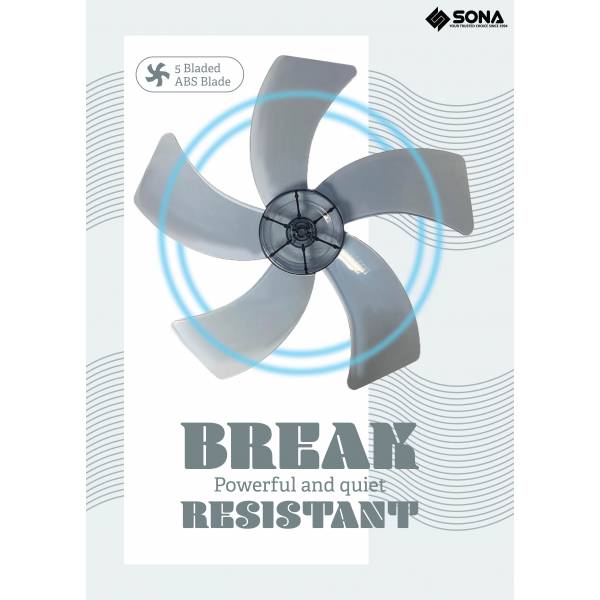 SONA SFS 1159  REMOTE STAND  FAN 16”