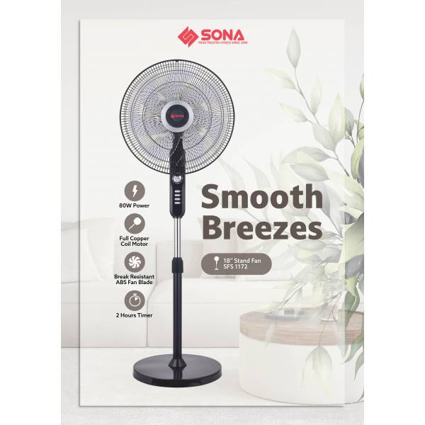 SONA SFS 1172 18IN STAND FAN
