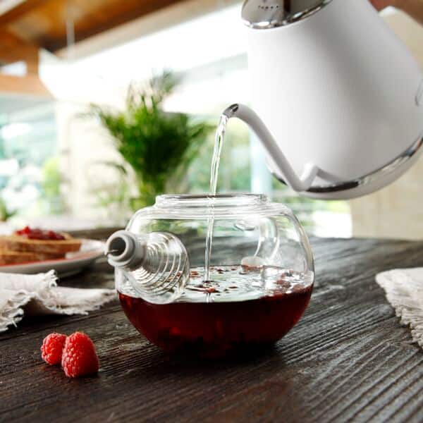 Delonghi KBOE2030.W Icona Café 1L  Gooseneck Kettle  White