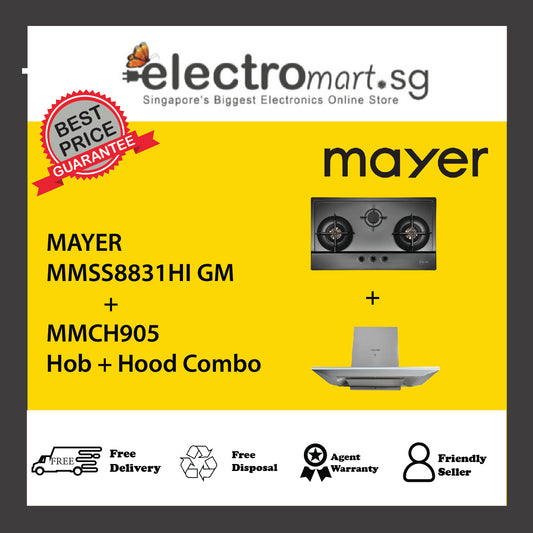 Mayer MMSS8831HI GM  + MMCH905 Hob + Hood Combo