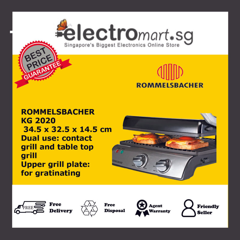 Rommelsbacher KG 2020 Contact Grill