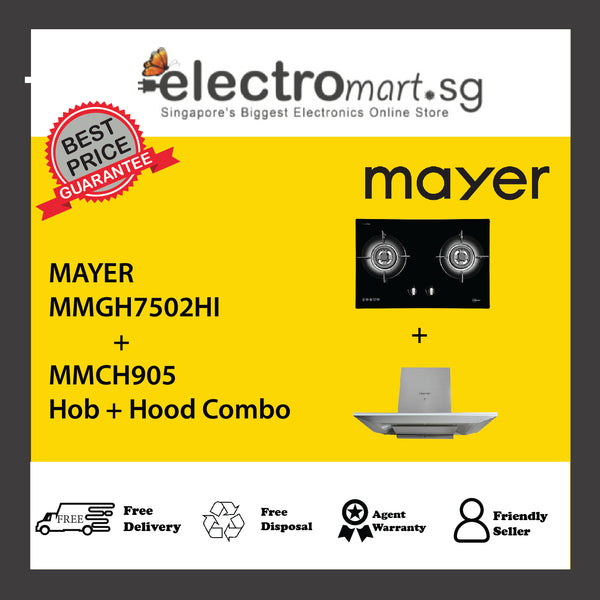 Mayer MMGH7502HI  + MMCH905 Hob + Hood Combo